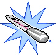 clipart image of a thermometer